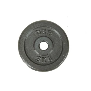 DISCOS DE FIERRO 3KG X6